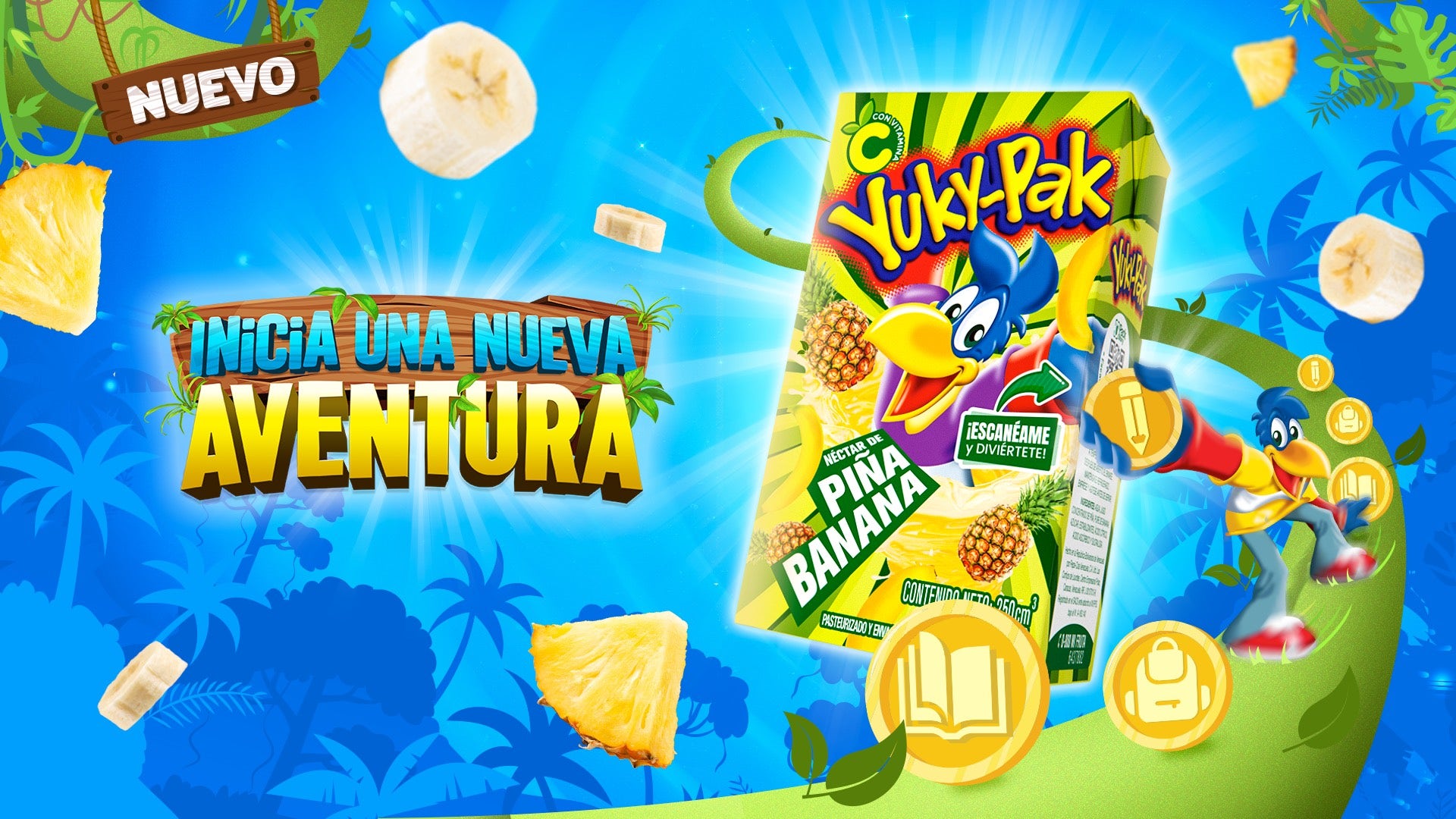 Yuky-Pak llega al mercado con su nuevo sabor Piña Banana 